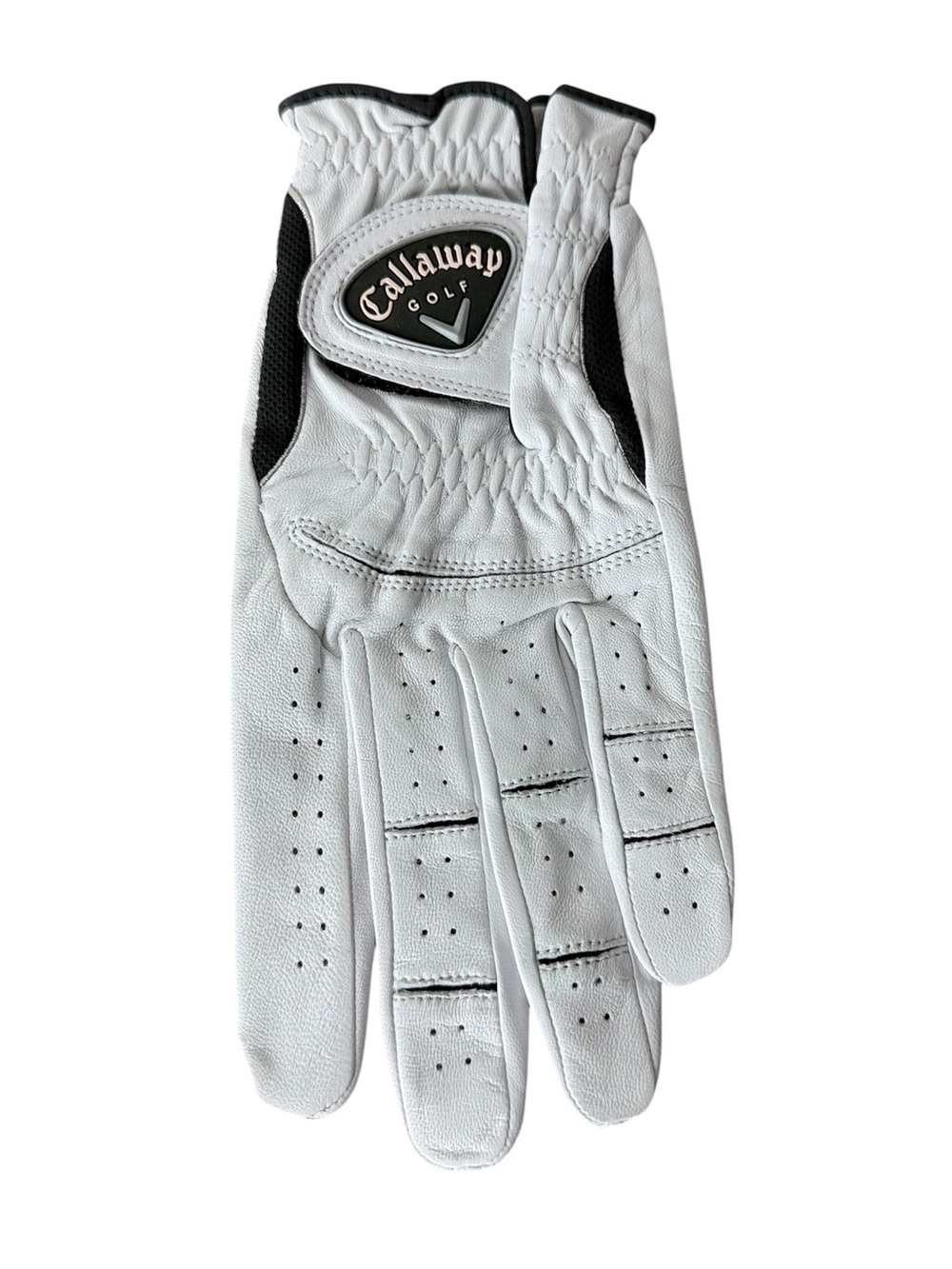 CALLAWAY New Men’s White Synthetic Leather Golf Glove Left Hand Golfcore Large